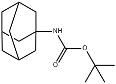 N-T-BOC-1-ADAMANTYLAMINE 结构式