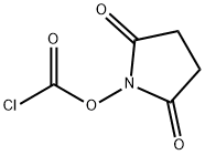 氯甲酸(2,5-二氧代-1-吡咯烷基)酯 结构式