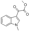 2-(1-甲基-1H-吲哚-3-基)-2烷酸乙酯 结构式
