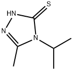 5-甲基-4-异丙基-4H-1,2,4-三唑-3-硫醇 结构式