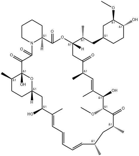 Rapamycin, 7-O-demethyl- 结构式