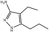 1H-Pyrazol-3-amine,  4-ethyl-5-propyl- 结构式