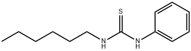 1-己基-3-苯基-2-硫脲 结构式