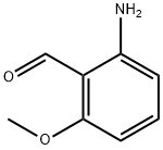 2-氨基-6-甲氧基苯甲醛 结构式