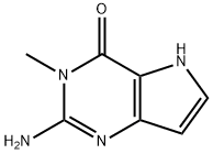 2-氨基-3-甲基-3,5-二氢-4H-吡咯并[3,2-D]嘧啶-4-酮 结构式