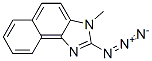 2-AZIDO-3-METHYLNAPHTHO(1,2-D)IMIDAZOLE 结构式