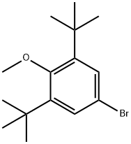 4-溴-2,6-二叔丁基苯甲醚 结构式