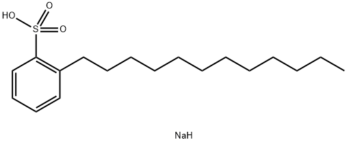sodium o-dodecylbenzenesulphonate 结构式