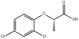 (S)-2-(2,4-二氯苯氧基)丙酸 结构式