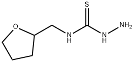N-[(四氢-2-呋喃基)甲基]肼碳硫酰胺 结构式
