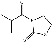 1-Propanone,  2-methyl-1-(2-thioxo-3-thiazolidinyl)- 结构式