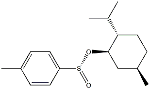 (1R,2S,5R)-(-)-孟基 (S)-对甲苯亚磺酸酯 结构式