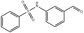 N-(3-甲烷酰苯基)苯磺酰胺 结构式