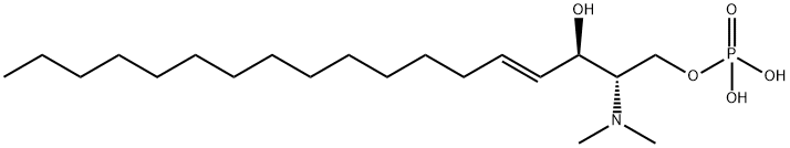 N,N-dimethylsphingosine-1-phosphate 结构式