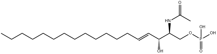 C2 Ceramide-1-phosphate 结构式