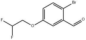 2-Bromo-5-(2,2-difluoroethoxy)benzaldehyde 结构式