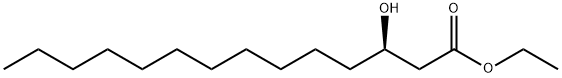ETHYL (R)-3-HYDROXY-TETRADECANOATE 结构式