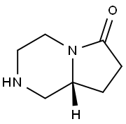 (R)-六氢吡咯并[1,2-A〕吡嗪-6-酮 结构式