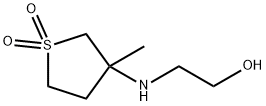 3-((2-羟乙基)氨基)-3-甲基四氢噻吩1,1-二氧化物 结构式