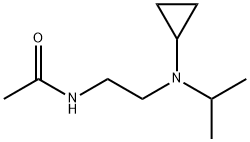 Acetamide,  N-[2-[cyclopropyl(1-methylethyl)amino]ethyl]- 结构式