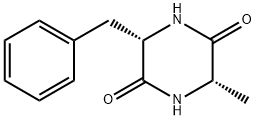 (2S,5S)-2-Benzyl-5-methylpiperazine-3,6-dione 结构式