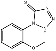 1-(2-甲氧基苯基)-1H-1,2,3,4-四唑-5-硫醇 结构式