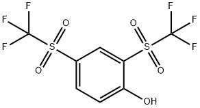 2,4-二三氟甲磺酰基苯酚 结构式