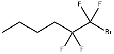 1-溴-1,1,2,2-四氟己烷 结构式