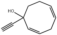 2,5-Cyclooctadien-1-ol, 1-ethynyl- (9CI) 结构式