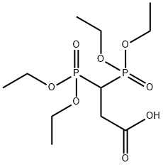 TETRAETHYL(CARBOXYETHYLIDENE)BISPHOSPHONATE 结构式