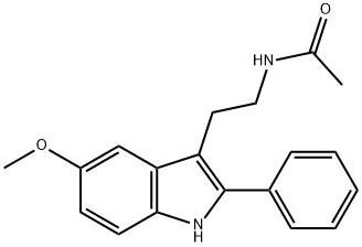 2-PHENYLMELATONIN 结构式