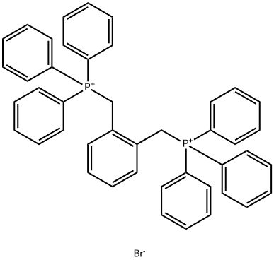 邻亚二甲苯基联(溴化三苯基膦) 结构式