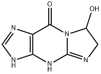 5,6,7,9-tetrahydro-7-hydroxy-9-oxoimidazo(1,2-a)purine 结构式
