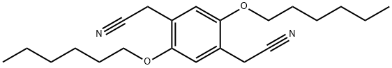 2,5-二己氧基苯-1,4-二乙酰腈 结构式