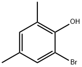 2-溴-4,6-二甲基苯酚 结构式