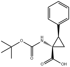 (1S,2R)-1-((((2-hydroxypropan-2-yl)oxy)carbonyl)amino)-2-phenylcyclopropane-1-carboxylicacid