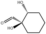 Cyclohexanecarboxaldehyde, 1,2-dihydroxy-, (1R-cis)- (9CI) 结构式