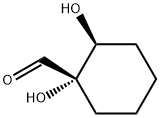 Cyclohexanecarboxaldehyde, 1,2-dihydroxy-, (1S-cis)- (9CI) 结构式