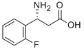 (R)-3-氨基-3-(2-氟苯基)-丙酸 结构式