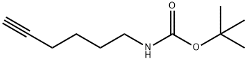 己-5-炔-1-基氨基甲酸叔丁酯 结构式