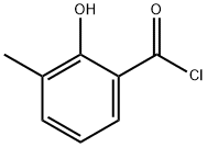 2-羟基-3-甲基苯甲酰氯 结构式