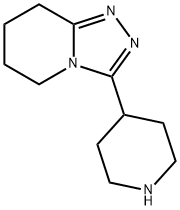 3-(哌啶-4-基)-5,6,7,8-四氢-[1,2,4]三唑并[4,3-A]吡啶 结构式