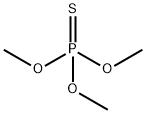 O,O,O-三甲基巯基磷酸酯 结构式
