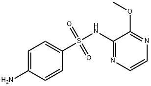 磺胺林 结构式