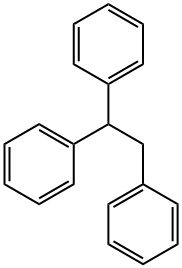 1,1,2-三苯乙烷 结构式