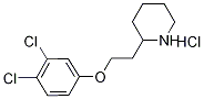 2-[2-(3,4-Dichlorophenoxy)ethyl]piperidinehydrochloride 结构式