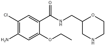 莫沙必利脱氟苄基杂质 结构式
