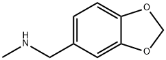 N-(1,3-苯并二氧杂环-5-基甲基)-N-甲胺 结构式