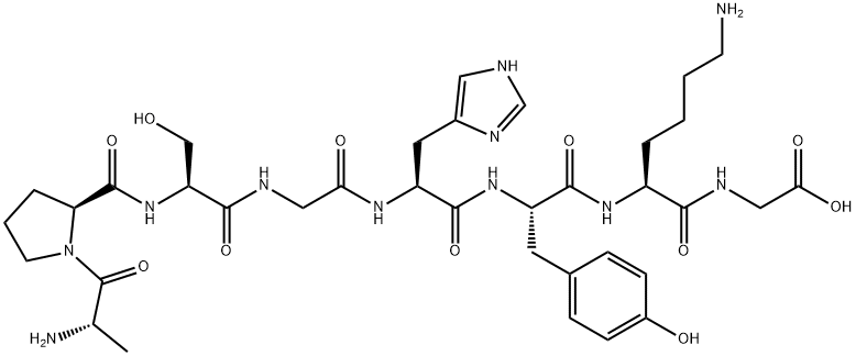 ALA-PRO-SER-GLY-HIS-TYR-LYS-GLY 结构式
