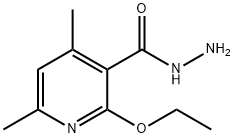 3-Pyridinecarboxylicacid,2-ethoxy-4,6-dimethyl-,hydrazide(9CI) 结构式